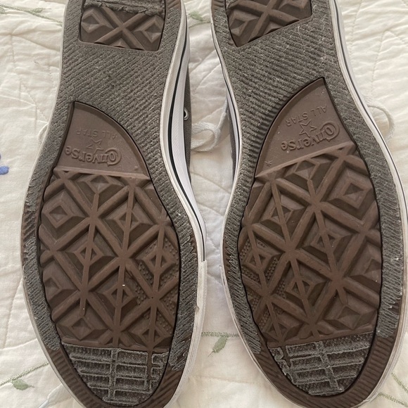 Dark grey woman’s converse size 8 - Picture 4 of 7